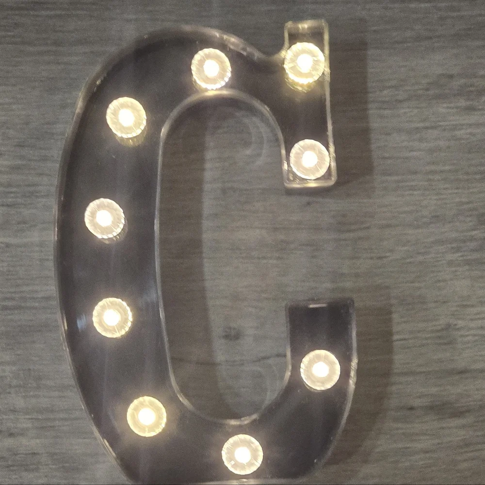 At‎ Home Illuminated Letter C Marquee Light